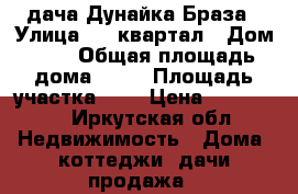  дача Дунайка Браза › Улица ­ 6 квартал › Дом ­ 6 › Общая площадь дома ­ 48 › Площадь участка ­ 6 › Цена ­ 315 000 - Иркутская обл. Недвижимость » Дома, коттеджи, дачи продажа   